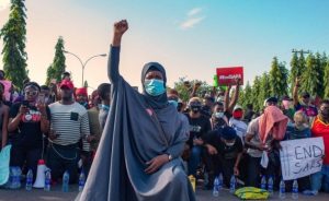 Nigerian youths #ENDSARS demostrations against policy brutality and insecurity October, 2020